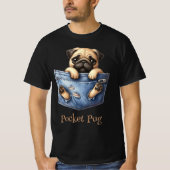 Hond in een zak stoppen t-shirt (Voorkant)