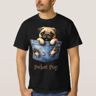 Hond in een zak stoppen t-shirt