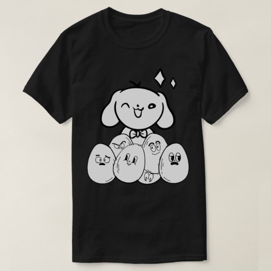 Hond in eieren 45 t-shirt (Design voorkant)