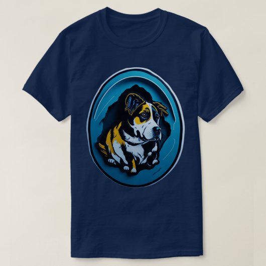 Hond in eieren 49 t-shirt (Design voorkant)