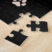 Hond in feestelijke Mok voor Holiday Vibes - Winte Legpuzzel (Zijkant)