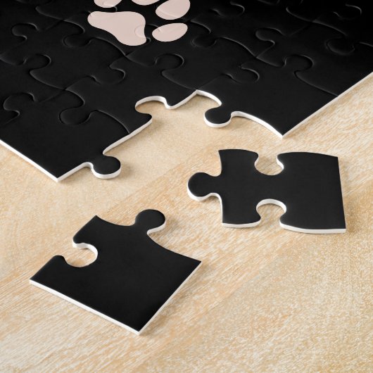 Hond in feestelijke Mok voor Holiday Vibes - Winte Legpuzzel (Zijkant)