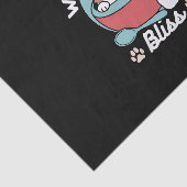 Hond in feestelijke Mok voor Holiday Vibes - Winte Tissuepapier (Detail)