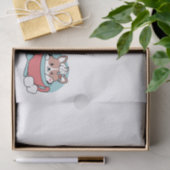 Hond in feestelijke Mok voor Holiday Vibes - Winte Tissuepapier (Geschenk)