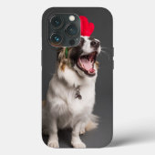 Hond in hertenhoorns Case-Mate iPhone case (Achterkant)