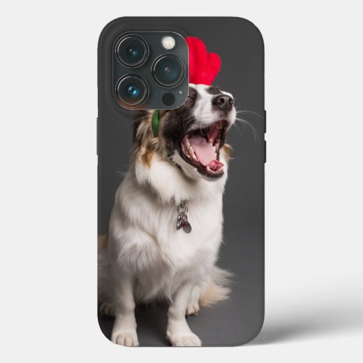 Hond in hertenhoorns Case-Mate iPhone case (Achterkant)