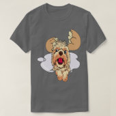 Hond in het ei25 t-shirt (Design voorkant)