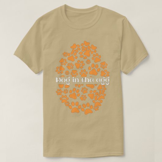 Hond in het ei2 t-shirt (Design voorkant)