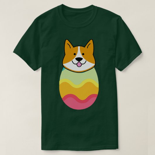 hond in het ei 128 t-shirt (Design voorkant)