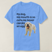 hond in het ei 135 t-shirt (Design voorkant)
