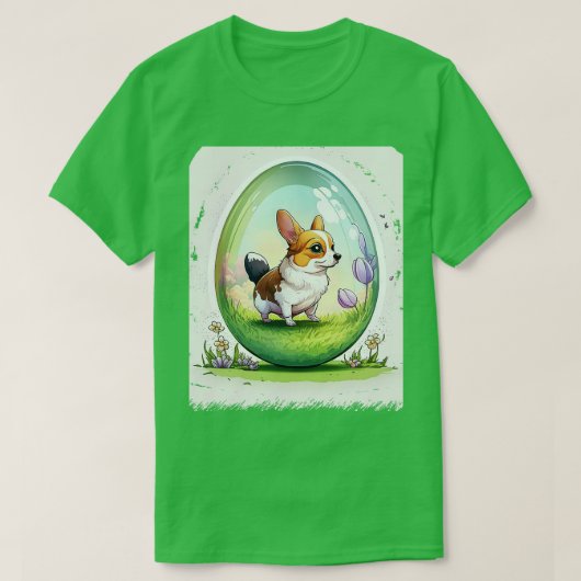 Hond in het ei 143 t-shirt (Design voorkant)