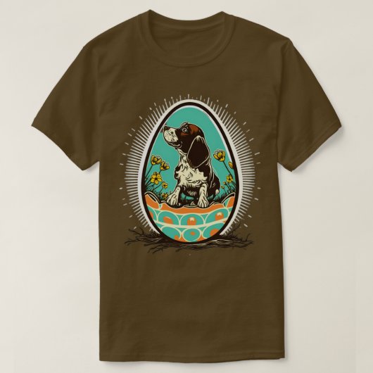 hond in het ei 176 t-shirt (Design voorkant)