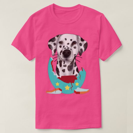 hond in het ei 177 t-shirt (Design voorkant)