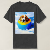 hond in het ei 189 t-shirt (Design voorkant)