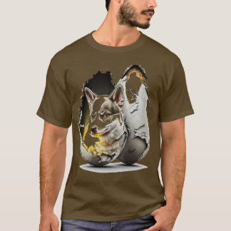 hond in het ei 283 t-shirt