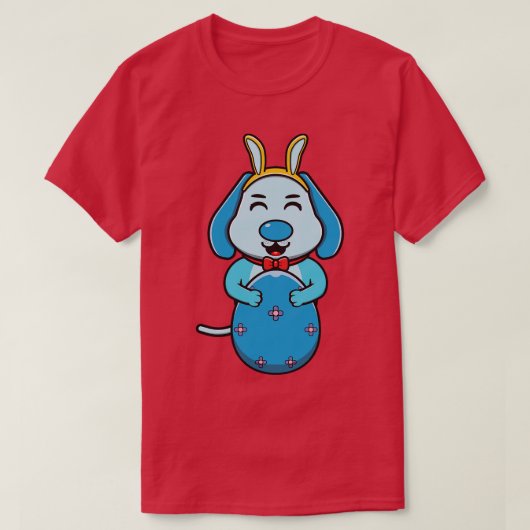 Hond in het ei 82 t-shirt (Design voorkant)