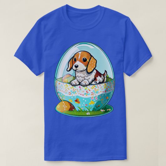 hond in het ei 91 t-shirt (Design voorkant)