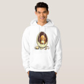 Hond in het ei. hoodie (Voorkant volledig)