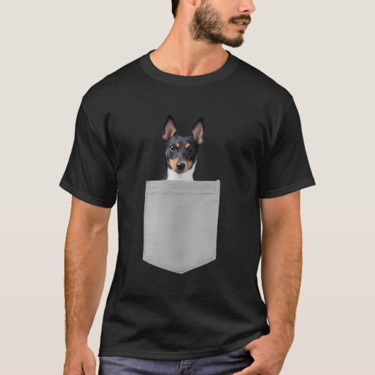 Hond in je broekzak Speelgoed Fox Terrier T-shirt (Voorkant)