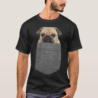 Hond in je zak Tshirt Pug Shirt_1