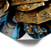 HOND IN KEIZERLIJKE KLEDING 4 PERFECT POSTER (Hoek)