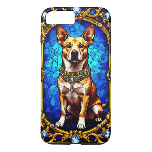 Hond in levendige kleuren en details Case-Mate iPhone case (Achterkant)