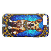Hond in levendige kleuren en details Case-Mate iPhone case (Achterkant (Horizontaal))