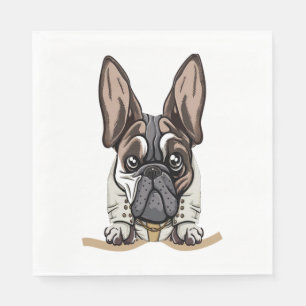 Hond in Pocket Funny Puppy voor Hondenliefhebbers Servet