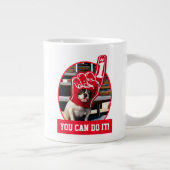 Hond in Schuimhand Grote Koffiekop (Rechts)