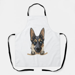Hond in zak Fun puppy voor hondenliefhebbers Duits Schort