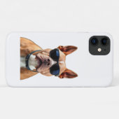 Hond in zonnebril Apple iPhone 11 Hoesje (Achterkant (horizontaal))