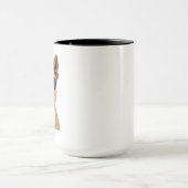 Hond in zonnebril Combo Mok, 15 oz Mok (Midden)