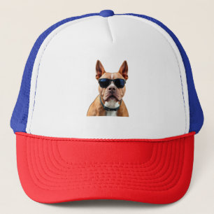 Hond in zonnebril Trucker Hat Pet