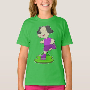 Hond Inline skating Inline schaatsen T-shirt