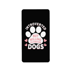 Hond Introvert Maar Bereid om over Honden te Prate Etiket