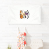 Hond Is Boo Halloween Heks Puppy Pompoen_1 Spandoek (Insitu)