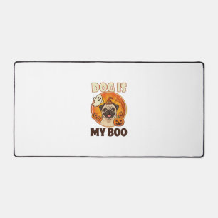 Hond Is Boo Pug Halloween Geest Pompoen Bureaumat