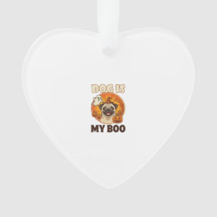 Hond Is Boo Pug Halloween Geest Pompoen Ornament