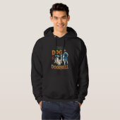 Hond Is Deurbel Blaffen Witte Blauwe_1 Hoodie (Voorkant volledig)