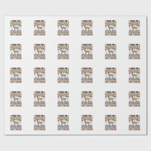 Hond Is Familie Vintage Retriever Typografie Ontwe Cadeaupapier