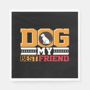 Hond is mijn beste vriend servet