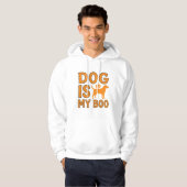 Hond Is Mijn Boo Halloween Hond Hoodie (Voorkant volledig)