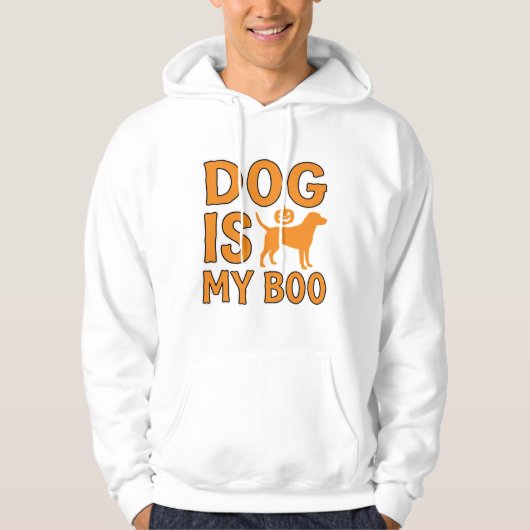Hond Is Mijn Boo Halloween Hond Hoodie (Voorkant)