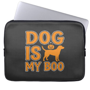 Hond Is Mijn Boo Halloween Hond Laptop Sleeve