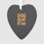 Hond Is Mijn Boo Halloween Hond Ornament (voorkant)