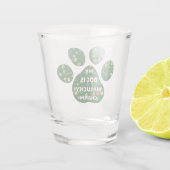Hond Is Mijn Geluksbrenger Shot Glas (Achterkant)