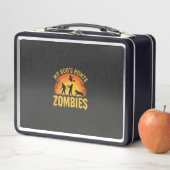 Hond Jaagt op Zombies Halloween-ontwerp (In situ)