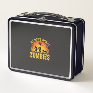 Hond Jaagt op Zombies Halloween-ontwerp