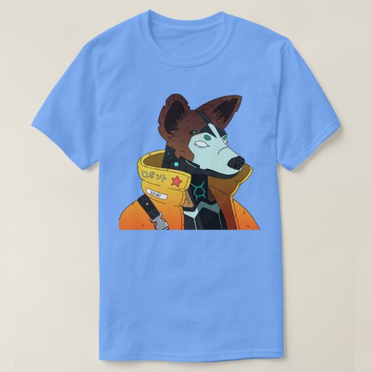 Hond Japanse Robot T-shirt (Design voorkant)