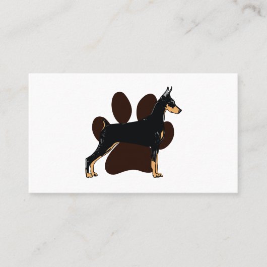 Hond K9 | hondenpoot Visitekaartje (Voorkant)